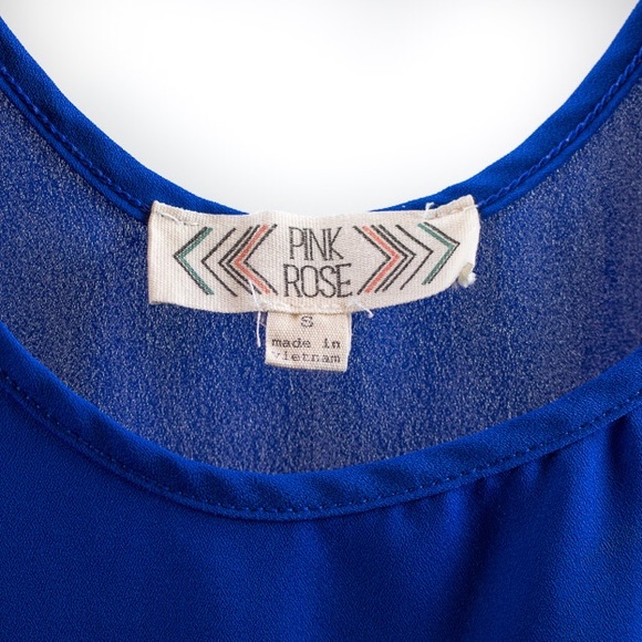 Dressy Blue Top - Picture 3 of 3